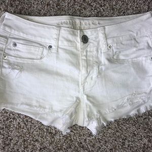 American Eagle White Shorts